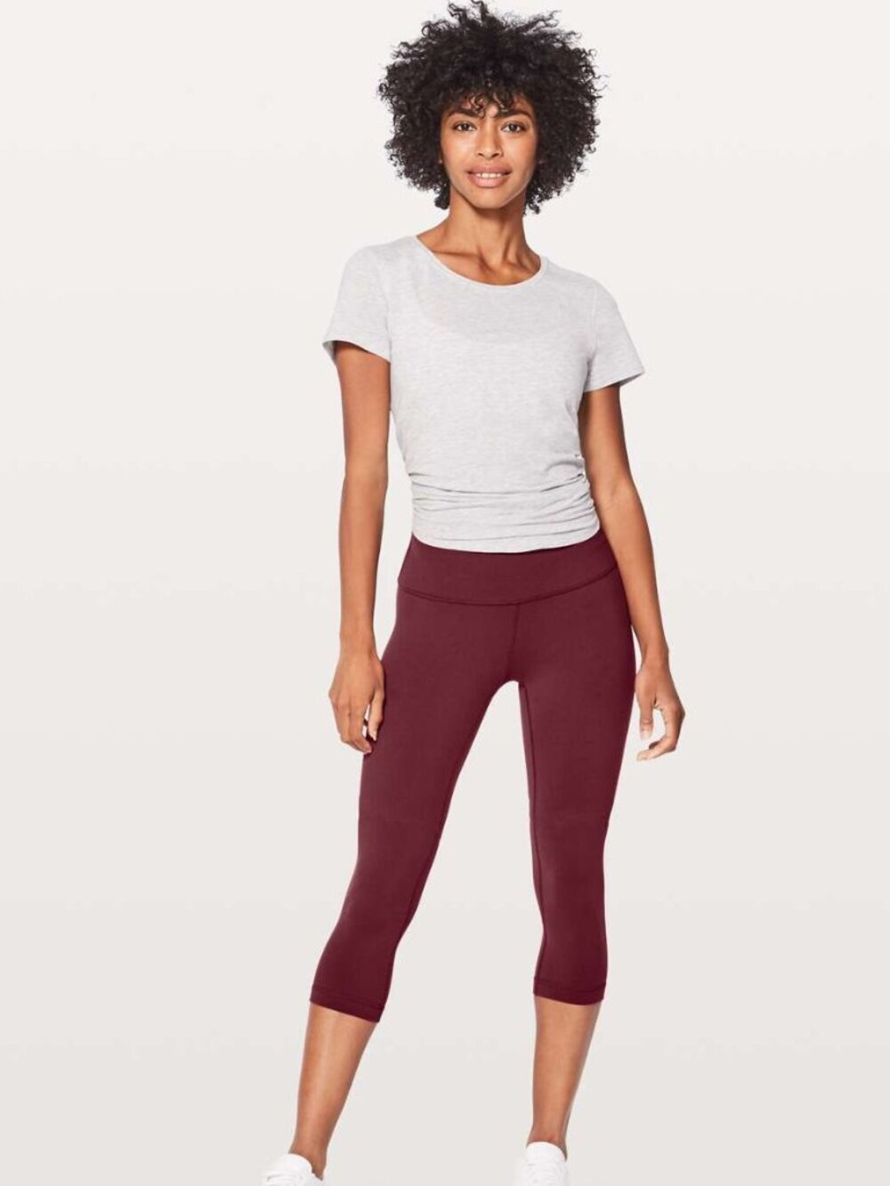 Lululemon Wunder Under Crop (Hi-Rise) 21" - 2 Deep Luxe